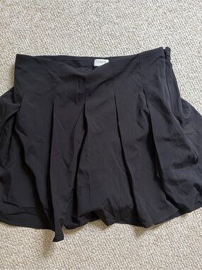 J.Crew Black Pleated athletic Mini Skirt